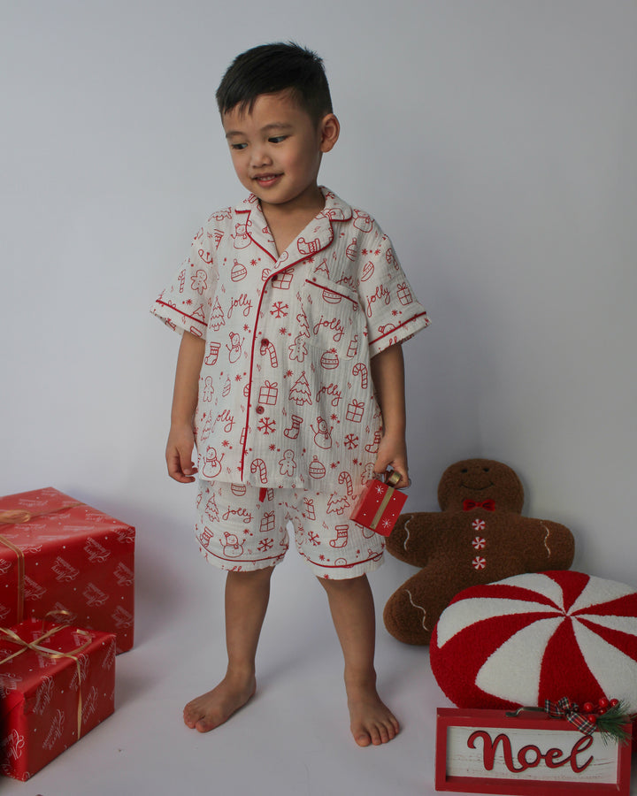 CHERRY CHEER KIDS PYJAMA SET