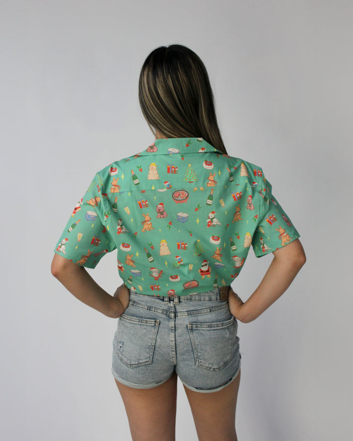 MERRY MINT GREEN FESTIVE SHIRT (ADULT UNISEX)