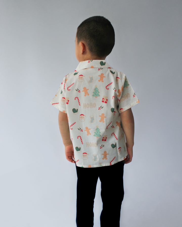 FROSTY WHITE FESTIVE SHIRT - KIDS