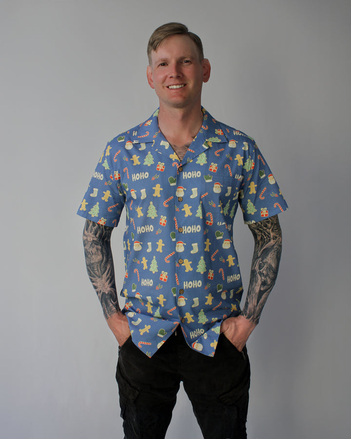 JOLLY BLUE FESTIVE SHIRT (ADULT UNISEX)