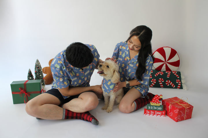 JOLLY BLUE PET BANDANNA