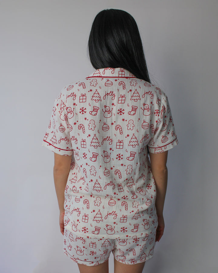 CHERRY CHEER WOMENS PYJAMA SET