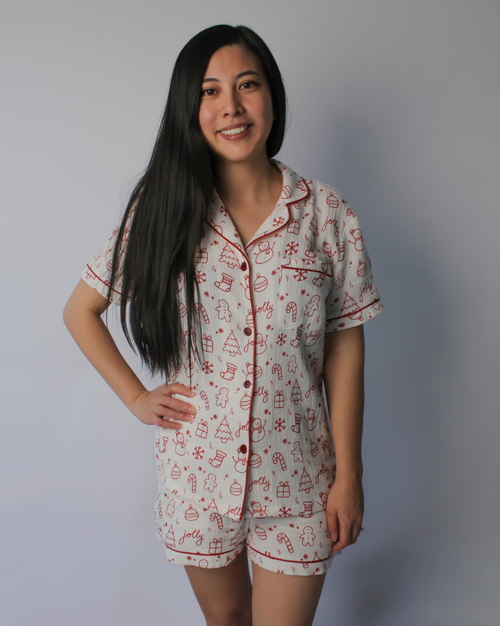 CHERRY CHEER WOMENS PYJAMA SET