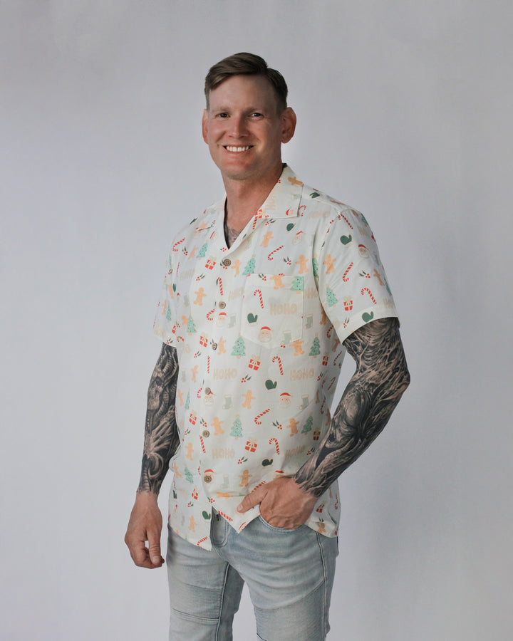 FROSTY WHITE FESTIVE SHIRT (ADULT UNISEX)