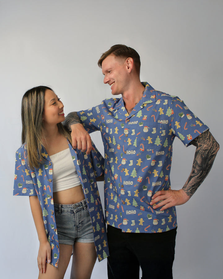 JOLLY BLUE FESTIVE SHIRT (ADULT UNISEX)