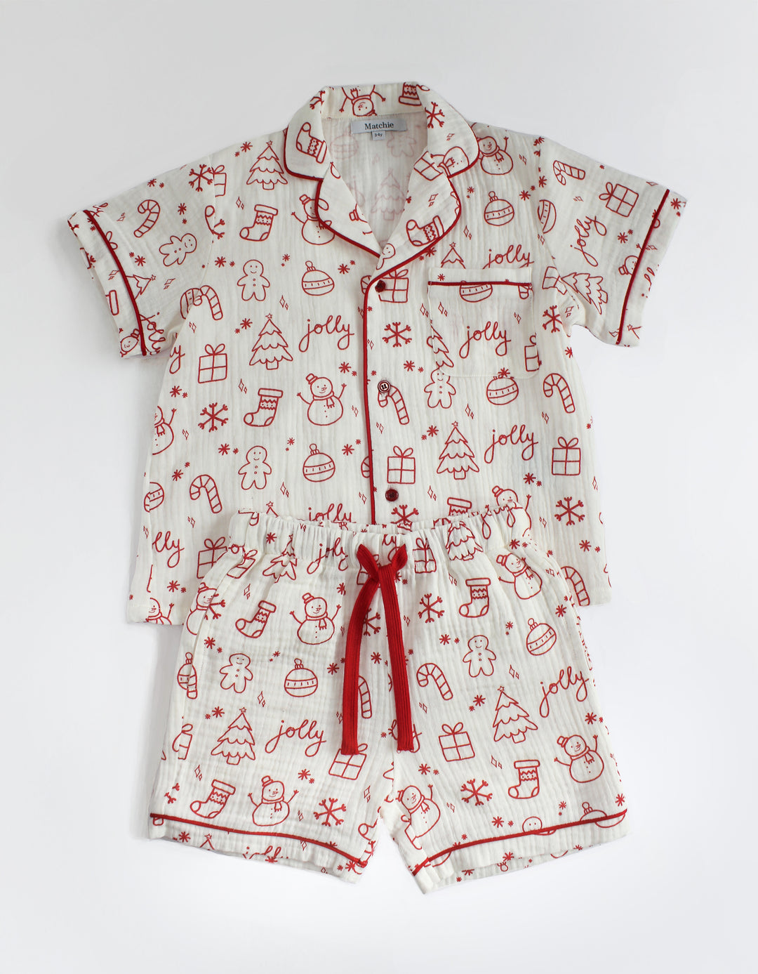 CHERRY CHEER KIDS PYJAMA SET