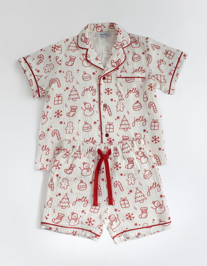 CHERRY CHEER KIDS PYJAMA SET