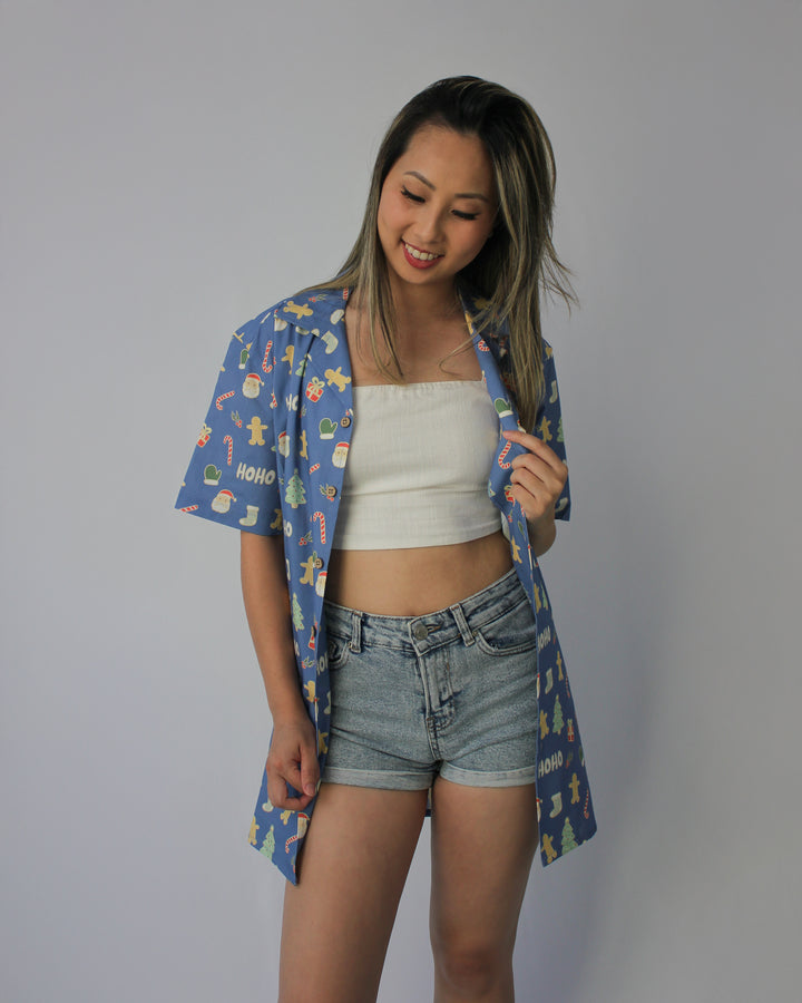 JOLLY BLUE FESTIVE SHIRT (ADULT UNISEX)