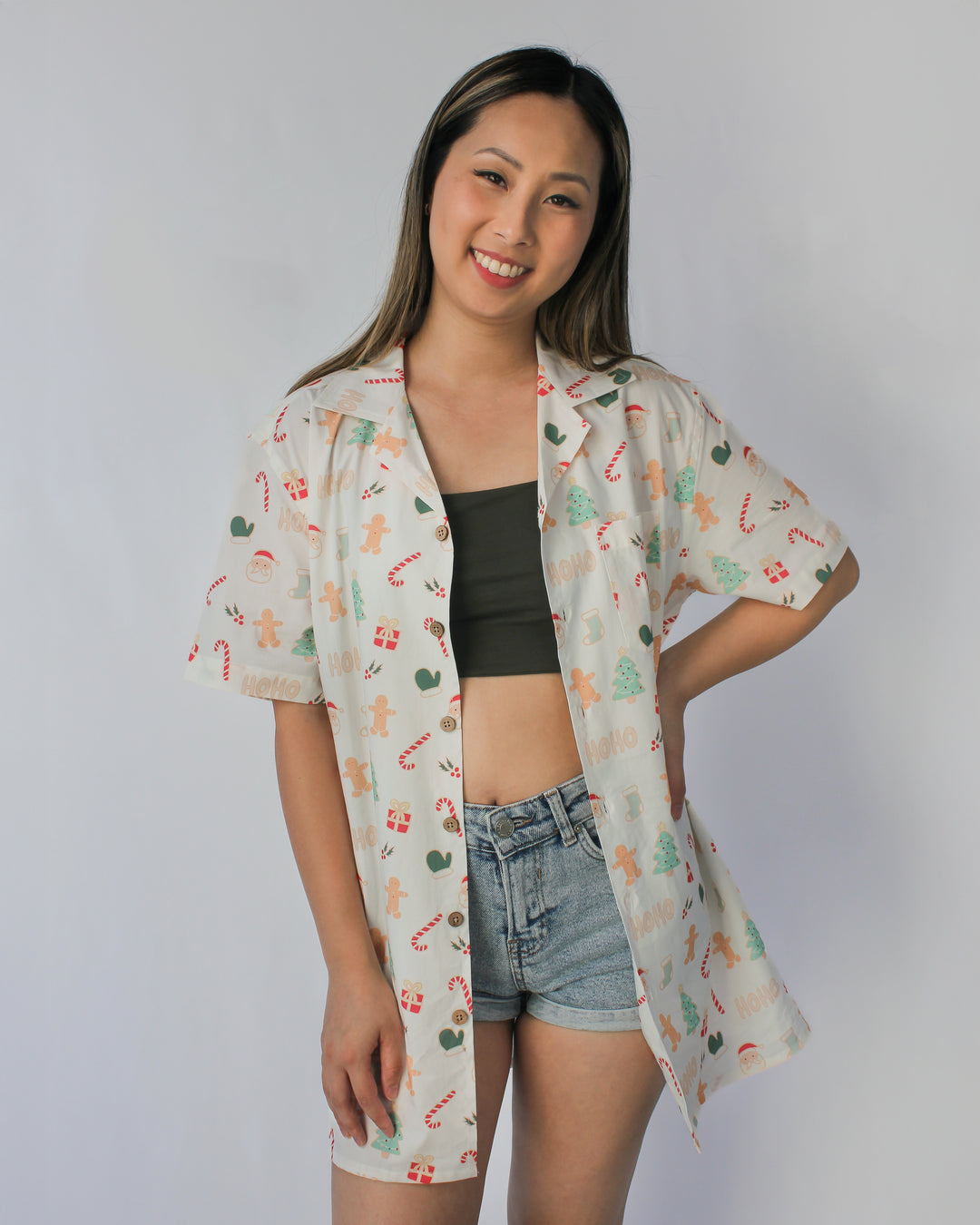 FROSTY WHITE FESTIVE SHIRT (ADULT UNISEX)