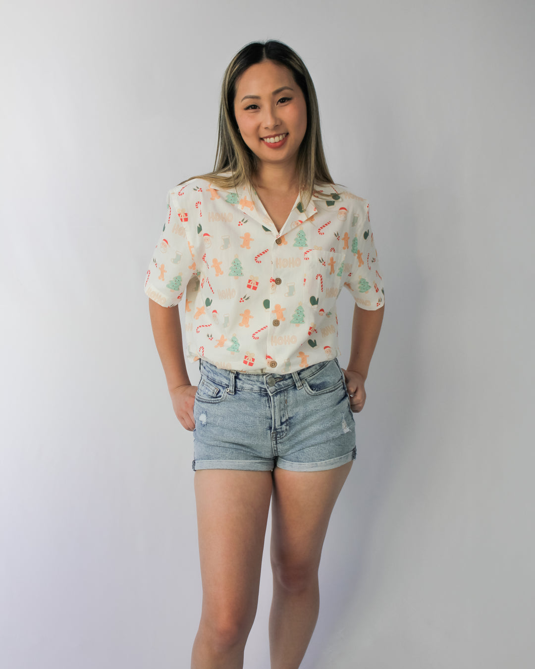 FROSTY WHITE FESTIVE SHIRT (ADULT UNISEX)