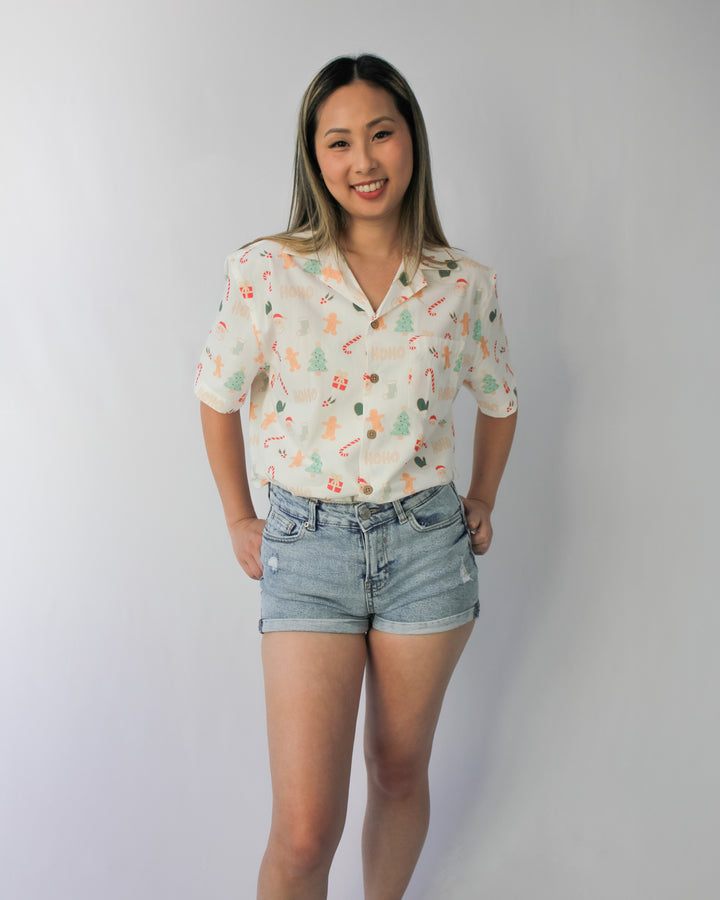 FROSTY WHITE FESTIVE SHIRT (ADULT UNISEX)