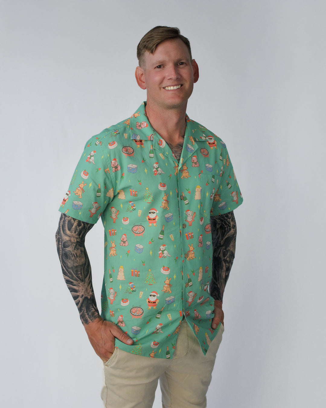 MERRY MINT GREEN FESTIVE SHIRT (ADULT UNISEX)