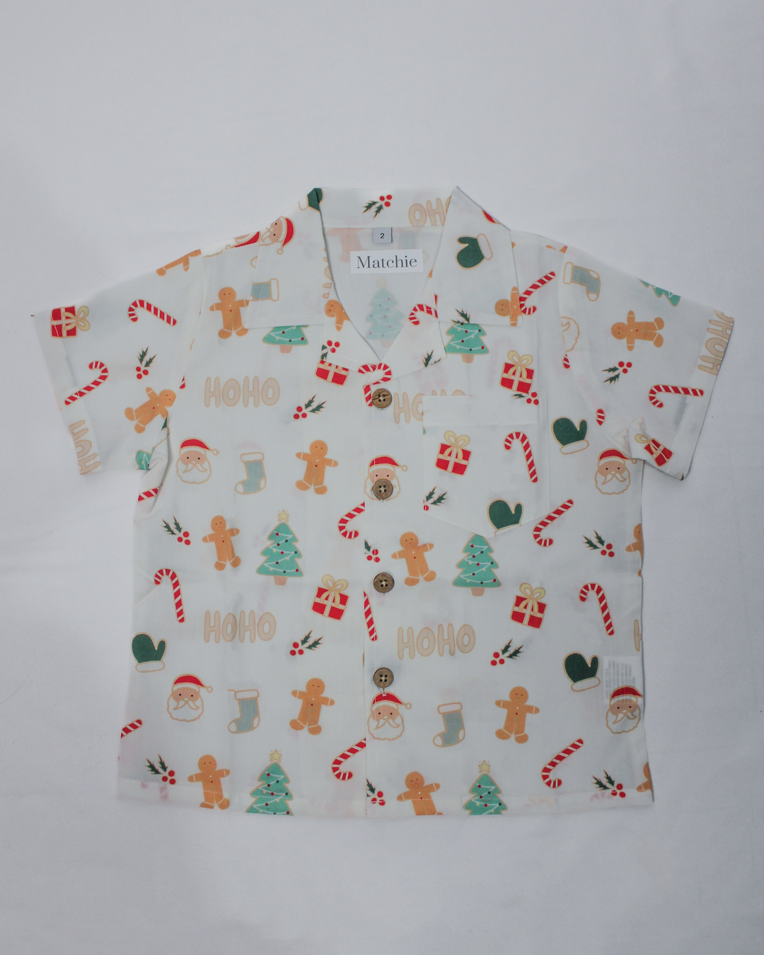FROSTY WHITE FESTIVE SHIRT - KIDS